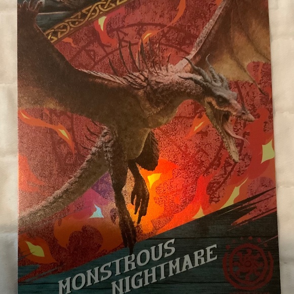 How to train your dragon holographic monstrous nightmare card - Picture 1 of 2